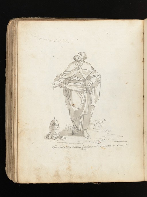 Allegorical and sacred subjects, and hermits. Drawings, ca. 1740.