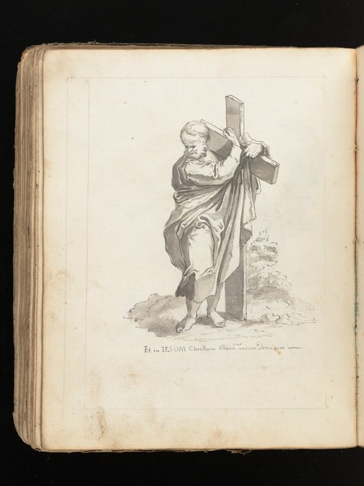 Allegorical and sacred subjects, and hermits. Drawings, ca. 1740.