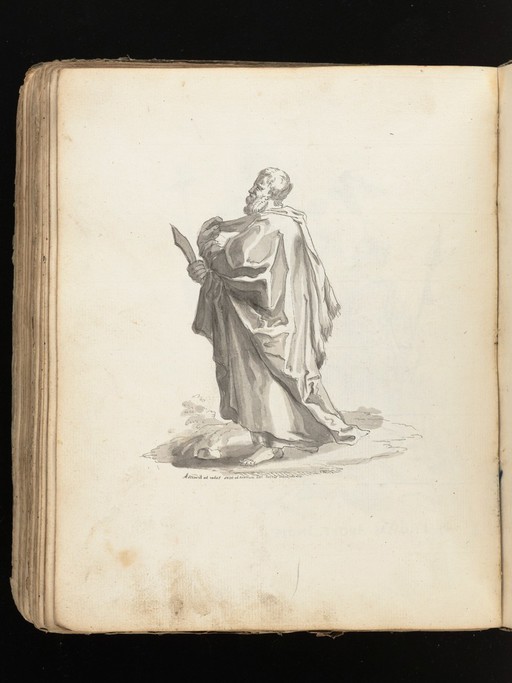 Allegorical and sacred subjects, and hermits. Drawings, ca. 1740.