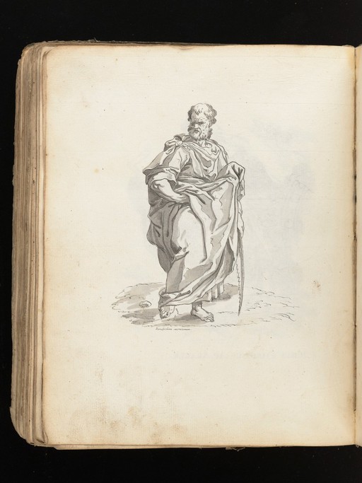 Allegorical and sacred subjects, and hermits. Drawings, ca. 1740.