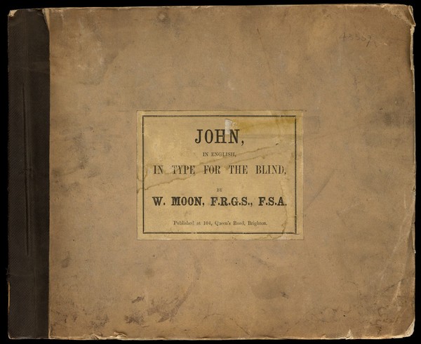 John, in English, in type for the blind. Part 2.