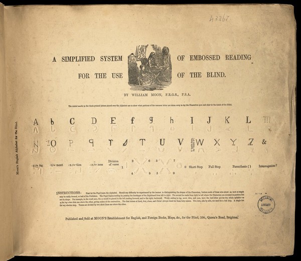 John, in English, in type for the blind. Part 2.