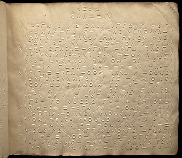 John, in English, in type for the blind. Part 2.