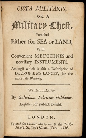 Thesaurus chirurgiae : the chirurgical and anatomical works ... Composed according to the doctrine of the circulation of the blood, and other new inventions of the moderns. Together with a treatise of the plague, illustrated with observations / Translated out of Low-Dutch.