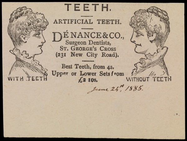 Dentistry ephemera : Swanson material. Box 7.