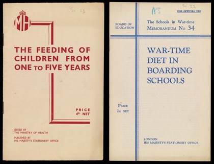 Leaflets about feeding childres