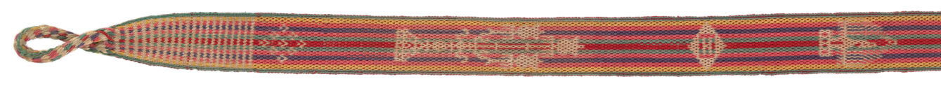 Silk binding tape from Burmese-Pali Manuscript
