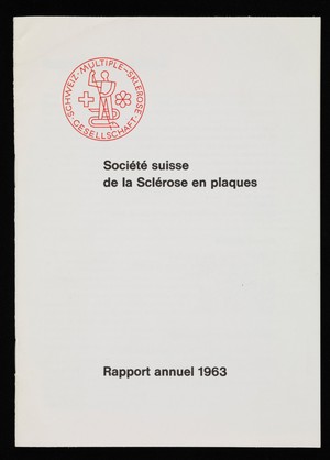 view Multiple Sclerosis Society Annual Report Cover 1963