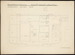 view Plans and drawings relating to the Wellcome Building