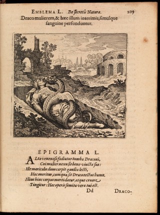 Atalanta fvgiens, hoc est emblemata nova de secretis naturae chymica. Accommodata partim oculis & intellectui, figuris cupro incisis, adjectisqúe sententiis, epigrammatis & notis, partim auribus & recreationi animi plus minus 50 fugis musicalibus trium vocum, quarum duÆ ad unam simplicem melodiam distichis canendis peraptam, correspondeant ... / authore Michaele Majero.