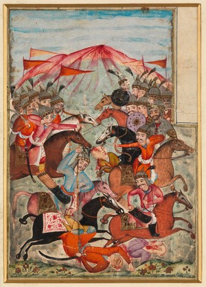 view Scene from the Shahnameh