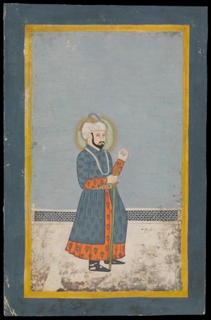 view Timur (Tamerlane, Tamburlaine). Gouache painting.