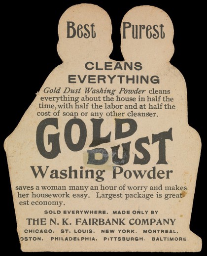 Advert for Gold Dust Washing Powder