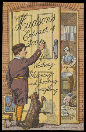 Advert for Hudson's Extract of Soap