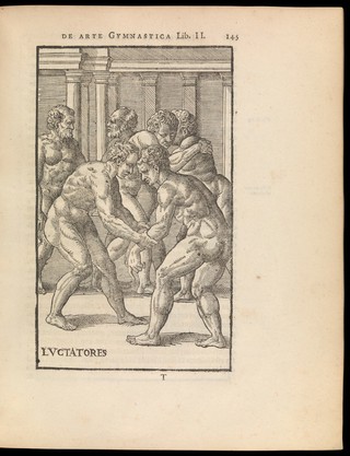 De arte gymnastica libri sex. In quibus exercitationum vetustarum genera, loca, modi, facultates, & quidquid denique ad corporis humani exercitationes pertinet diligenter explicatur / Hieronymi Mercurialis Foroliviensis.