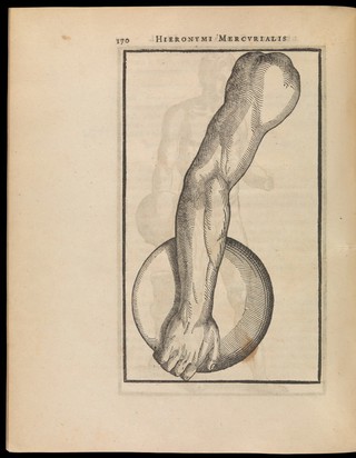 De arte gymnastica libri sex. In quibus exercitationum vetustarum genera, loca, modi, facultates, & quidquid denique ad corporis humani exercitationes pertinet diligenter explicatur / Hieronymi Mercurialis Foroliviensis.