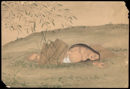 Kusozu: the death of a noble lady and the decay of her body.