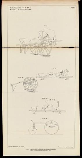 Specification of William George Nicholas Manley : ambulance wheeled litter.