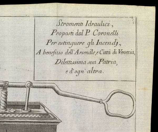 Effetti naturali delle acque, concernenti l'idrostatica / [Vincenzo Coronelli].