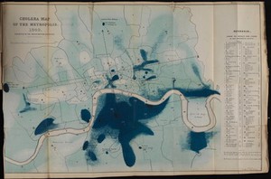 view Cholera Map of the Metropolis 1849