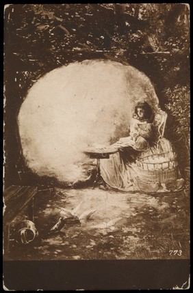 Metamorphic Postcard, c.1900