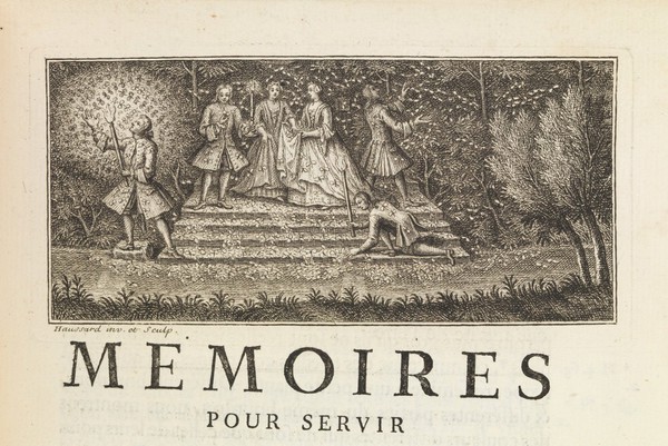 Vignette from page 1 of Mémoires pour servir à l'histoire...