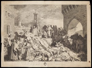 view Boccaccio's 'The plague of Florence in 1348'