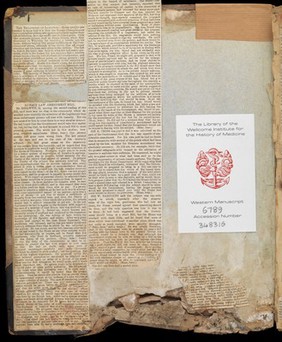 MS. 6789, Newspaper cuttings