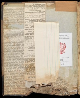 MS. 6789, Newspaper cuttings