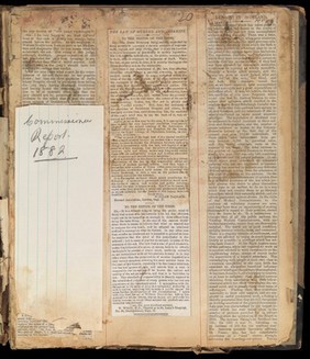 MS. 6789, Newspaper cuttings