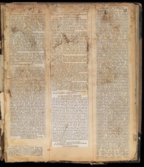 MS. 6789, Newspaper cuttings