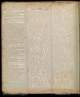 MS. 6789, Newspaper cuttings