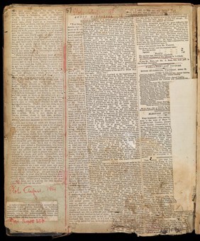 MS. 6789, Newspaper cuttings