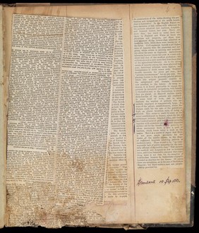 MS. 6789, Newspaper cuttings