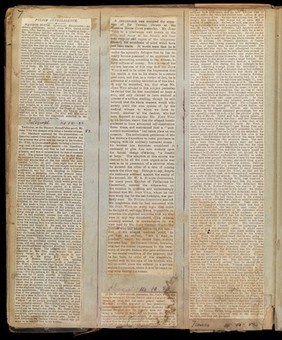 MS. 6789, Newspaper cuttings