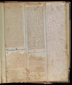 MS. 6789, Newspaper cuttings