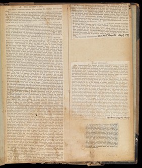 MS. 6789, Newspaper cuttings