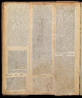 MS. 6789, Newspaper cuttings