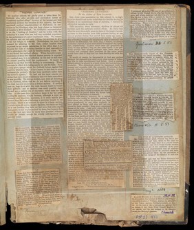 MS. 6789, Newspaper cuttings