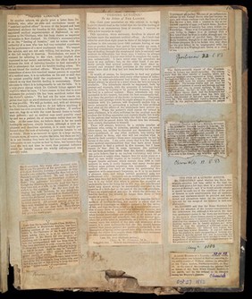 MS. 6789, Newspaper cuttings