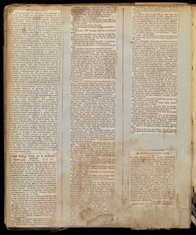 MS. 6789, Newspaper cuttings