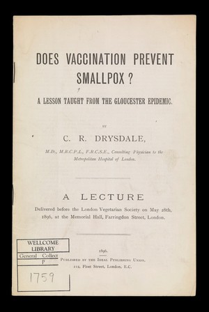 view Lecture: Does vaccination prevent smallpox?