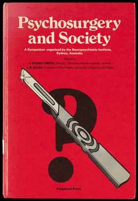 Cover illustration of "Psychosurgery and society"