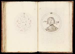 view Clavicula, in Italian and Latin: preceded by 'Tre tavole di Livio Agrippa' (Three works by Livio Agrippa). c.1775 