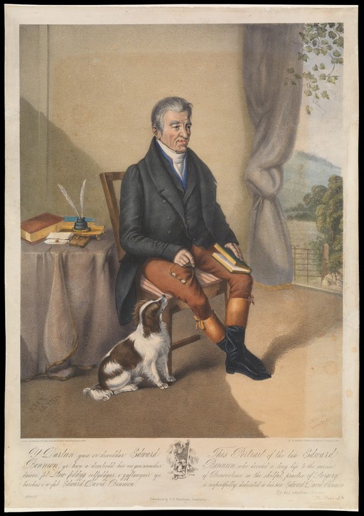 Edward Bennion. Coloured lithograph by J.W. Giles, 1840