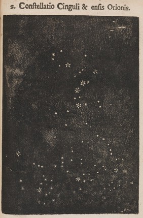 Illustration of Constellatio Cinguli & enfis Orionis