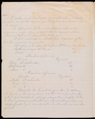 Un feto - a handwritten case study of an teratological case