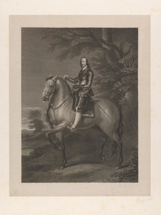 King Charles I. Engraving by C. Pye after A. van Dyck.
