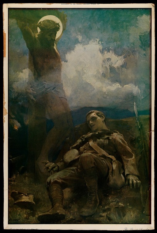 The altruism of a soldier killed in World War I...