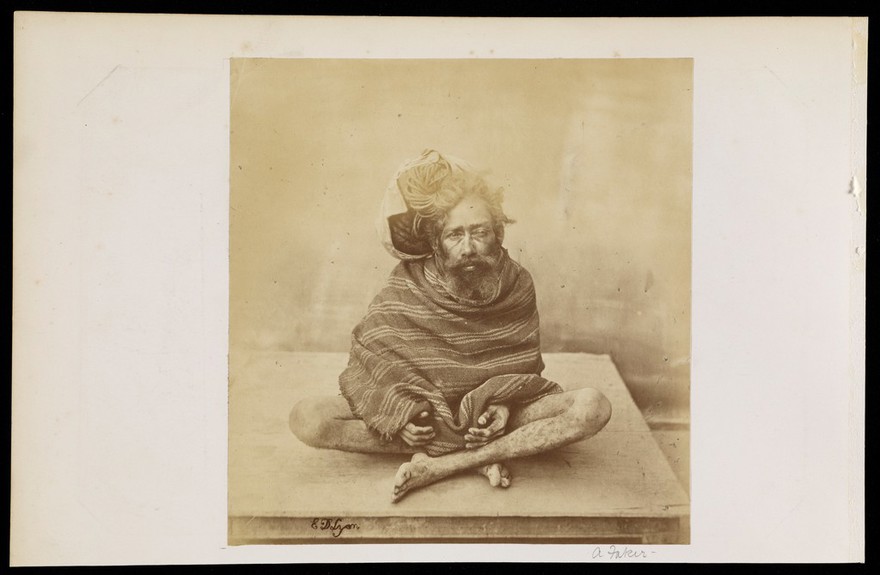 A fakir or sadhu. Photograph by E.D. Lyon.